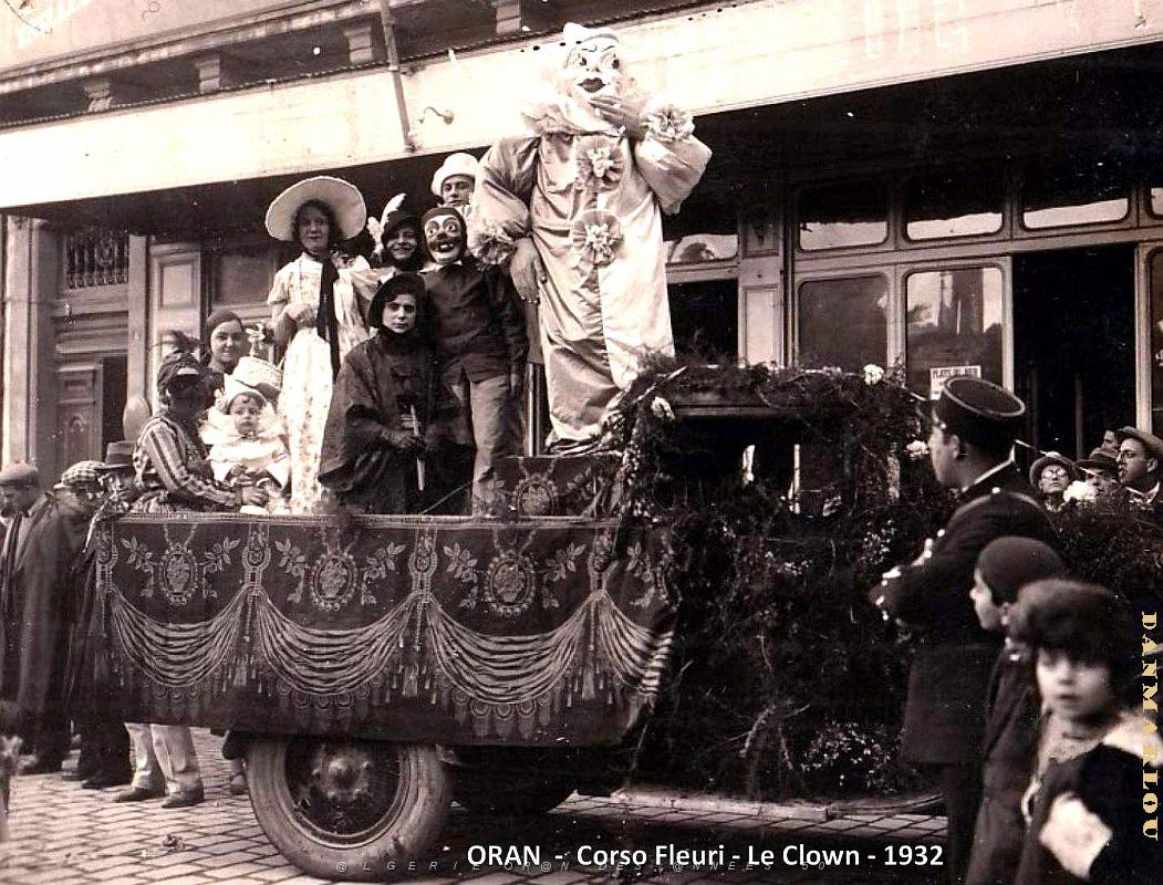 Oran - Corso Fleuri - Clown - 1932.jpg